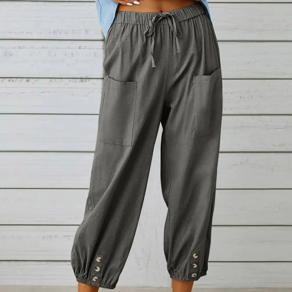 Pantalon femme large décontracté | Sorties en ville