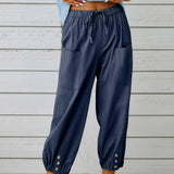 Pantalon femme large décontracté | Sorties en ville