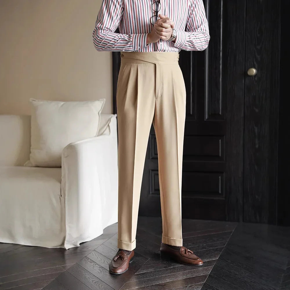 Pantalon homme | Pantalon taille haute