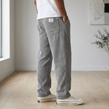 Pantalon texturé à coupe ample | Sorties décontractées
