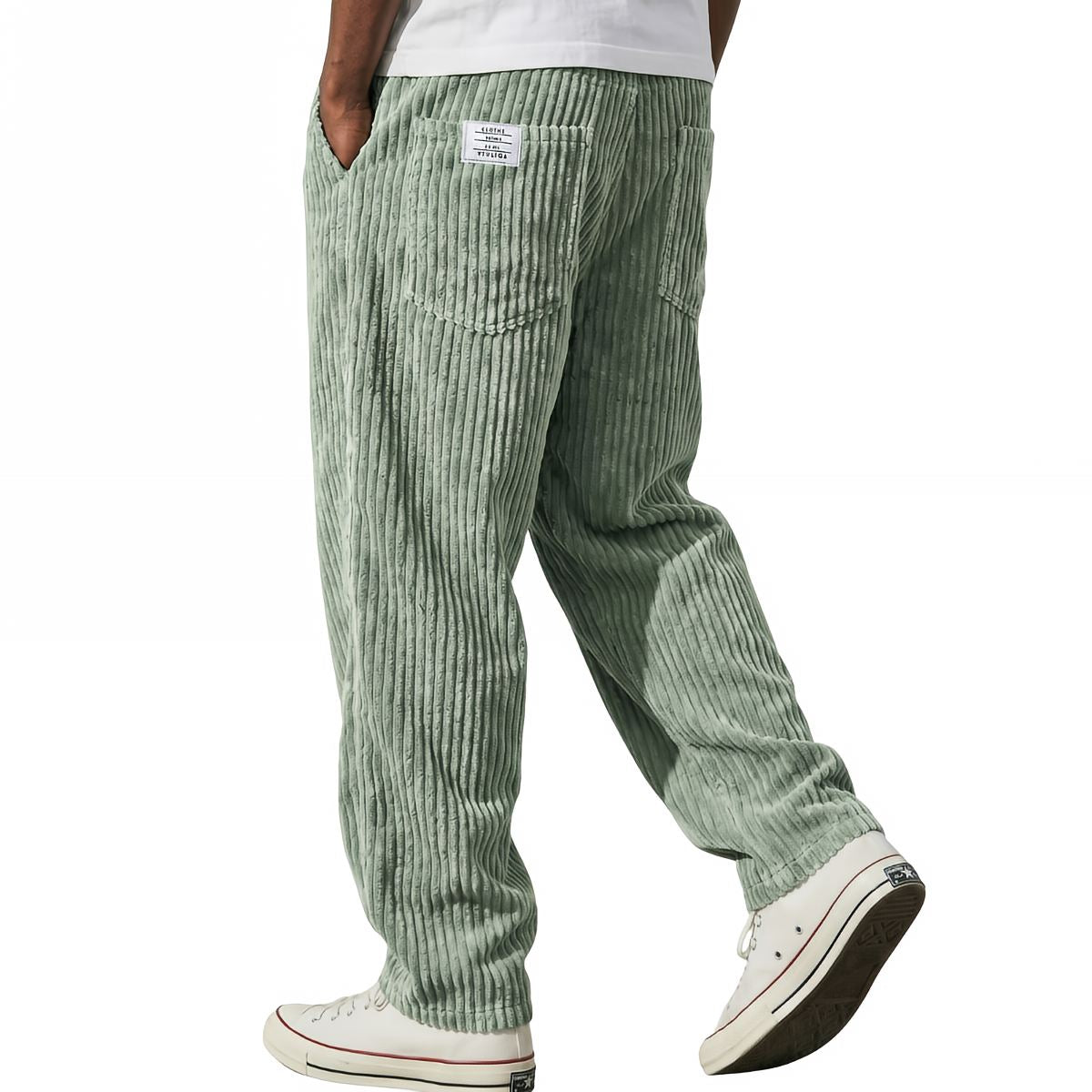 Pantalon texturé à coupe ample | Sorties décontractées