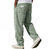 Pantalon texturé à coupe ample | Sorties décontractées