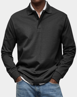 Polo à manches longues de coupe régulière | Journées de travail