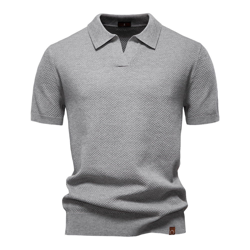 Polo en tricot texturé | Sorties décontractées