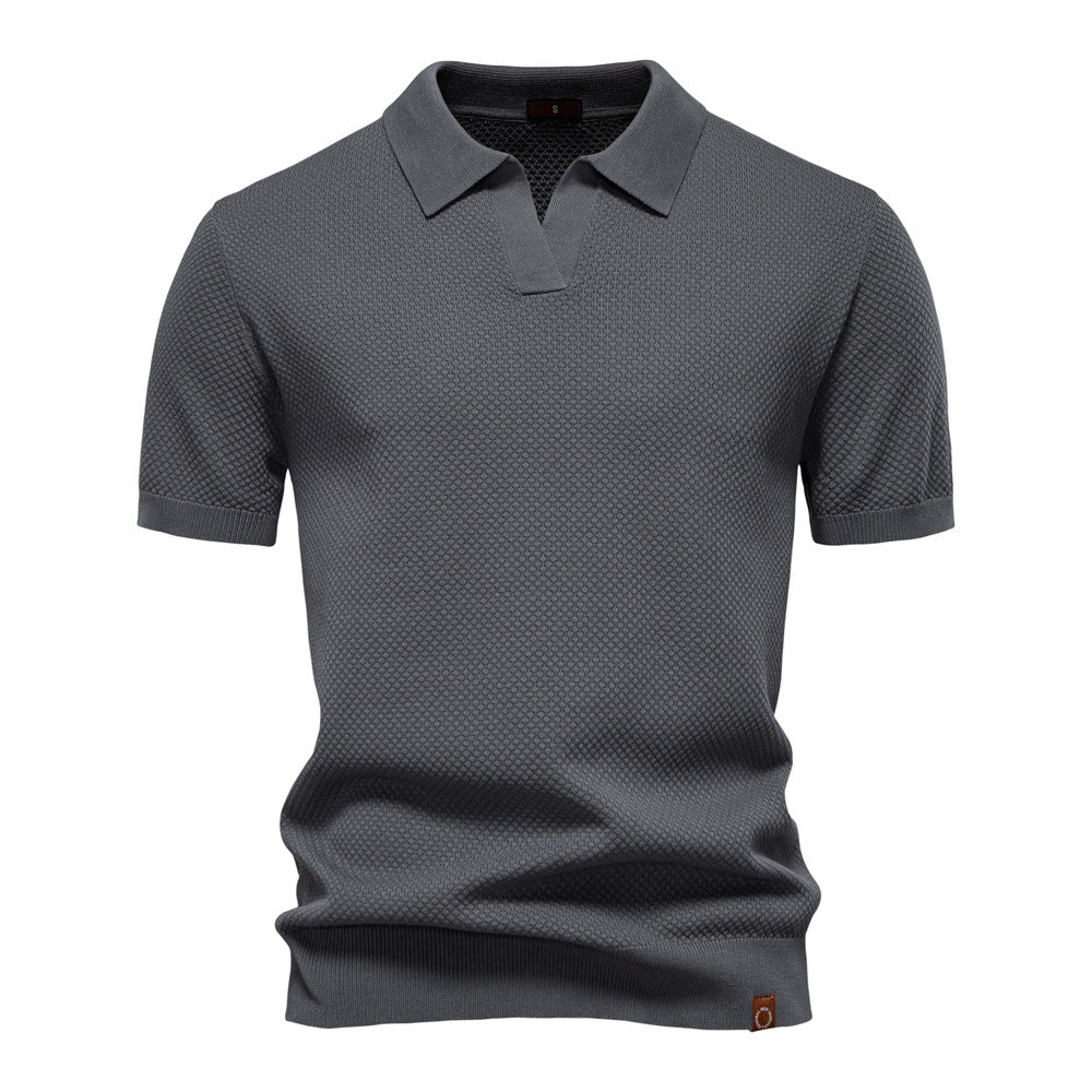 Polo en tricot texturé | Sorties décontractées