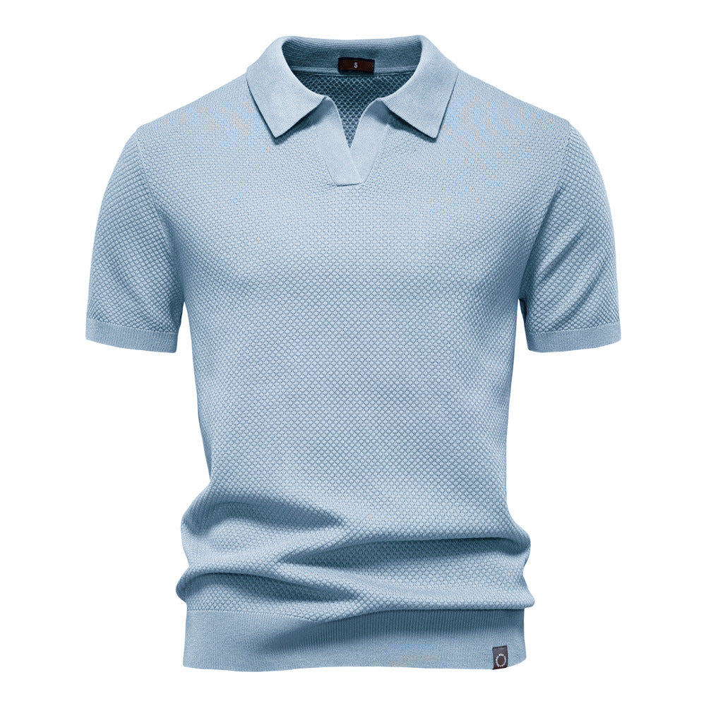 Polo en tricot texturé | Sorties décontractées