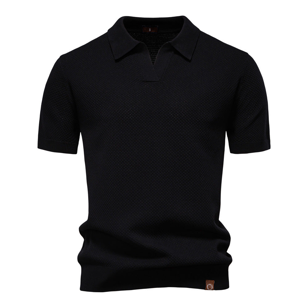 Polo en tricot texturé | Sorties décontractées