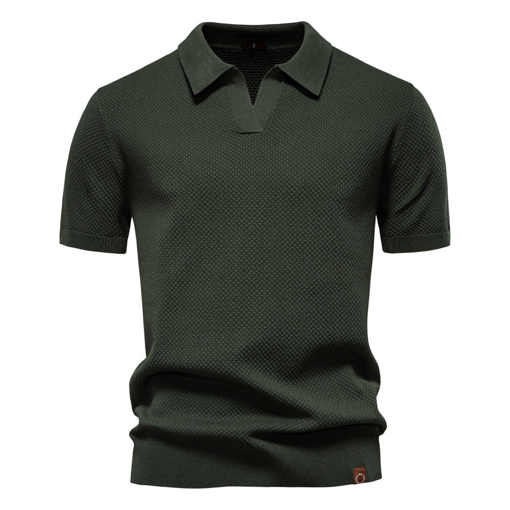 Polo en tricot texturé | Sorties décontractées