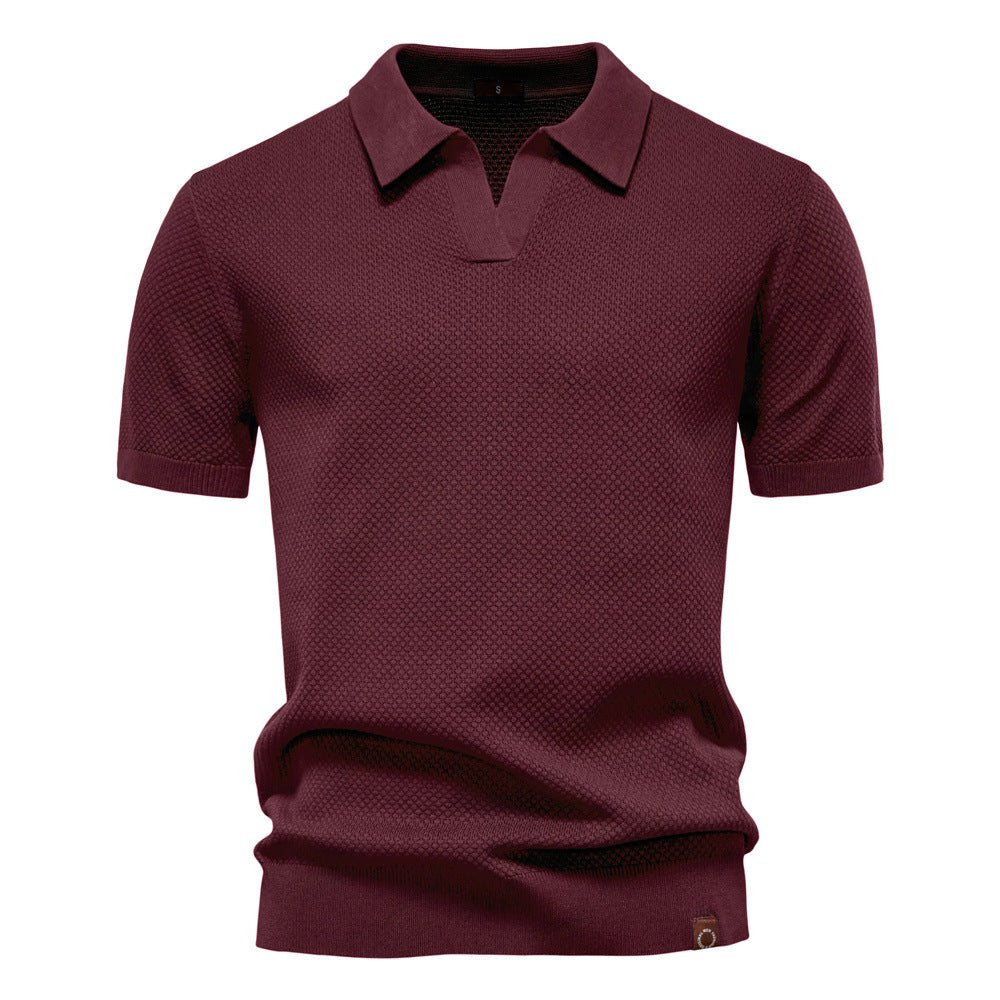 Polo en tricot texturé | Sorties décontractées