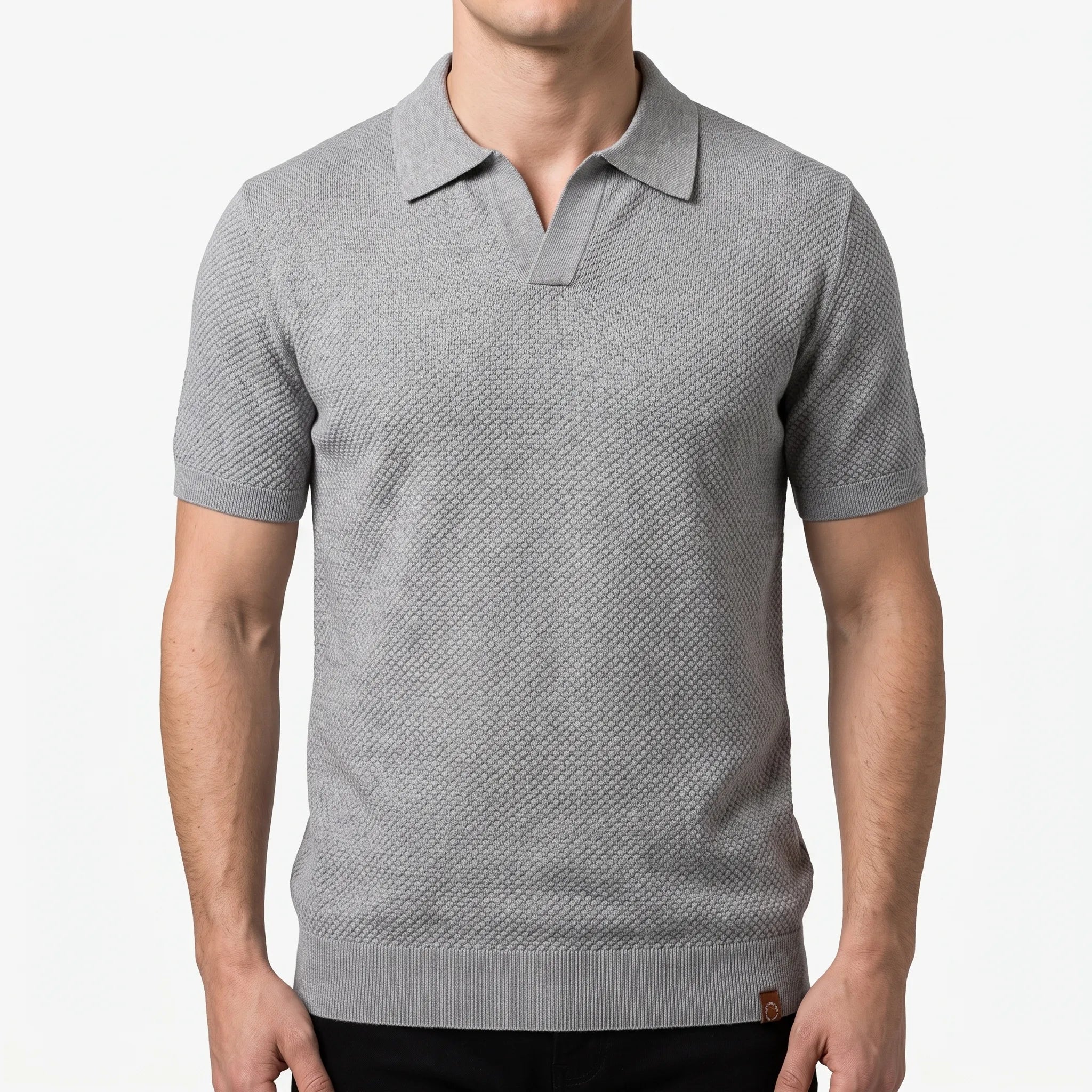 Polo en tricot texturé | Sorties décontractées