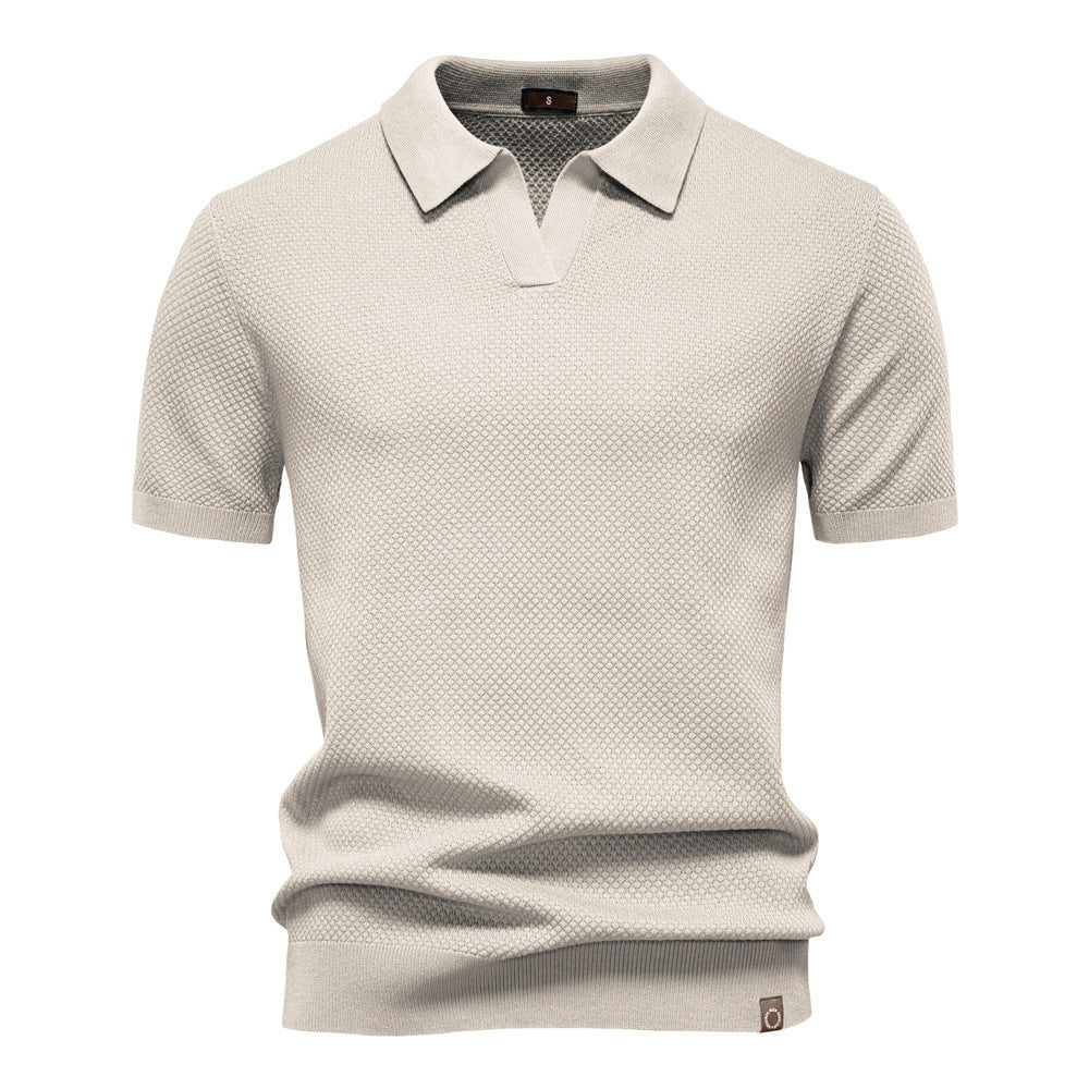 Polo en tricot texturé | Sorties décontractées