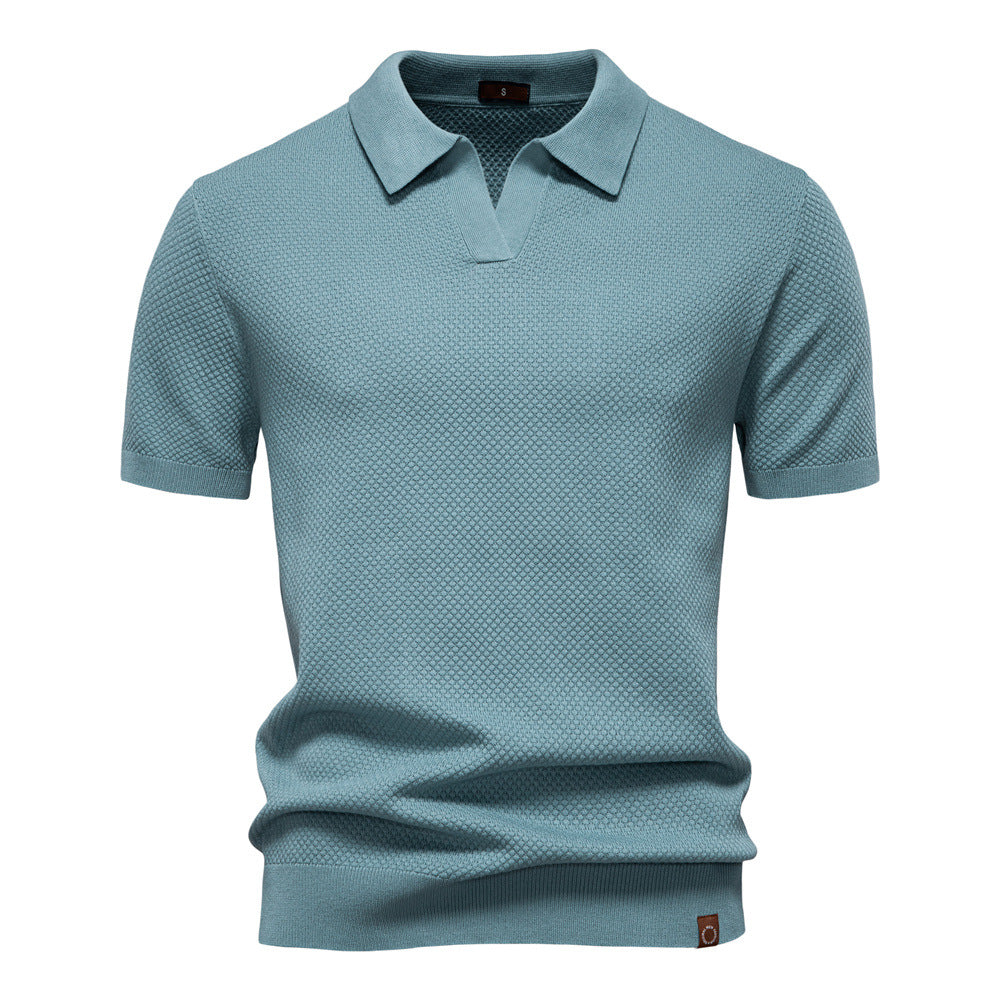 Polo en tricot texturé | Sorties décontractées