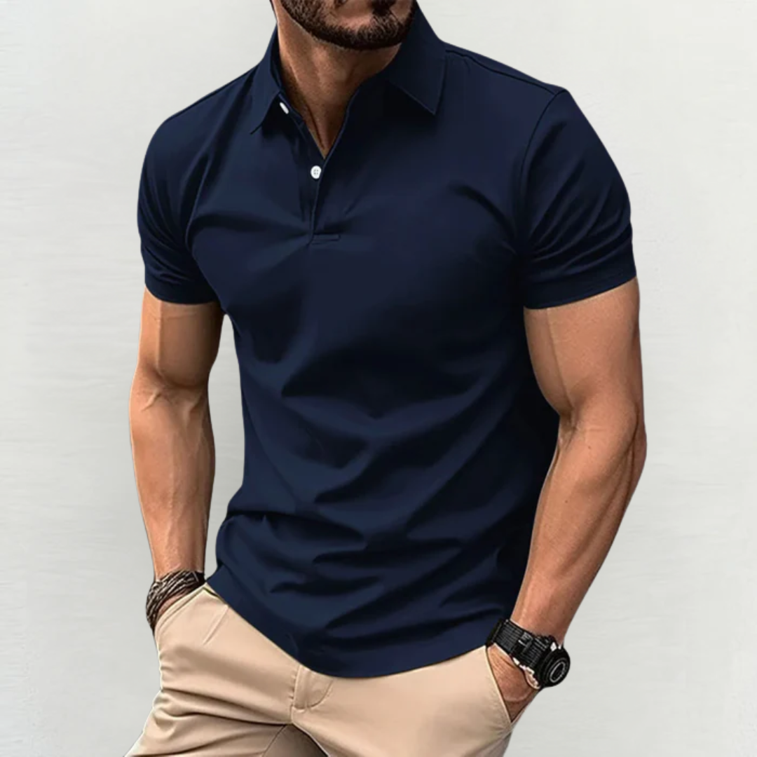 Polo homme | Polo coupe slim à col