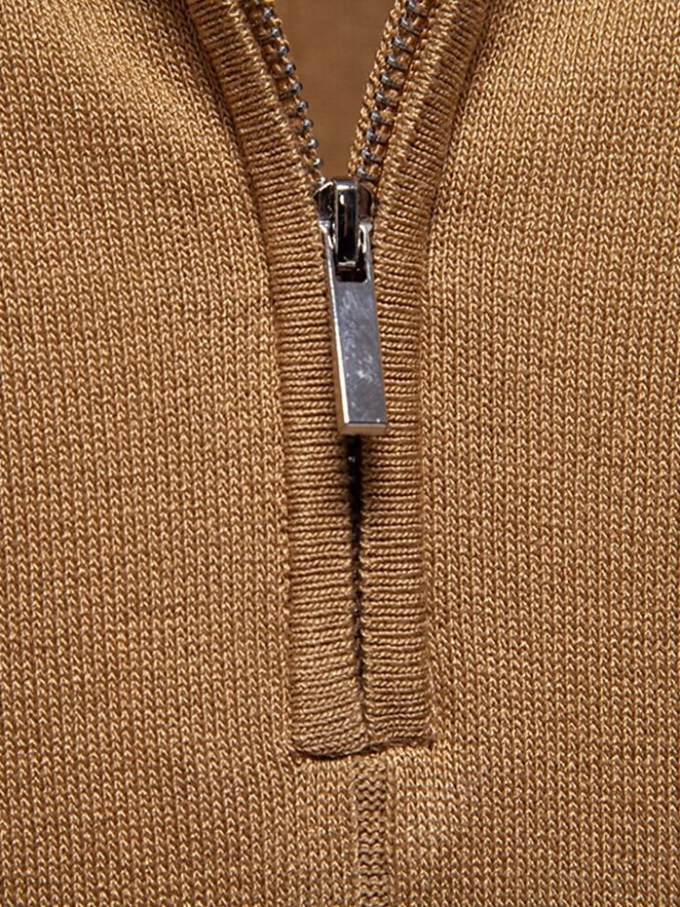 Polo homme | Polo en maille à col zippé