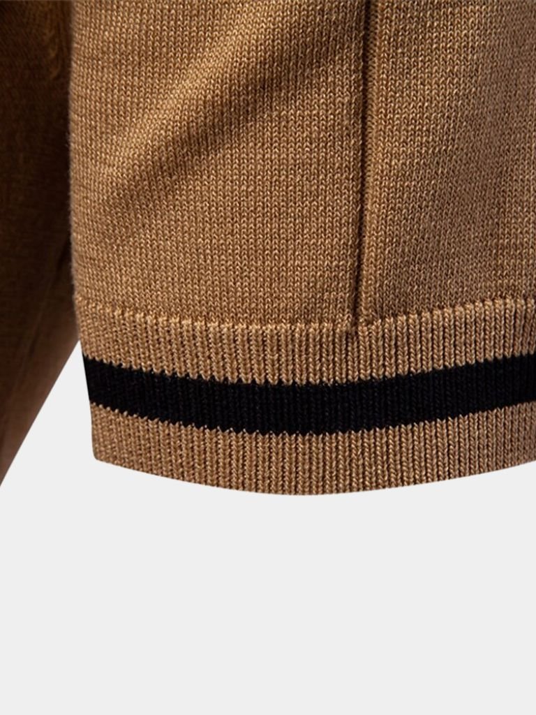 Polo homme | Polo en maille à col zippé
