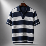 Polo homme | Polo en maille à motif ajouré