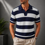 Polo homme | Polo en maille à motif ajouré