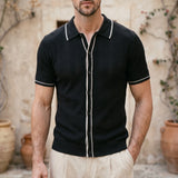 Polo homme | Polo en maille boutonné
