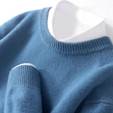 Pull classique uni à col rond | Sorties décontractées