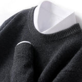 Pull classique uni à col rond | Sorties décontractées