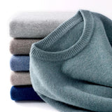 Pull classique uni à col rond | Sorties décontractées