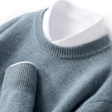 Pull classique uni à col rond | Sorties décontractées