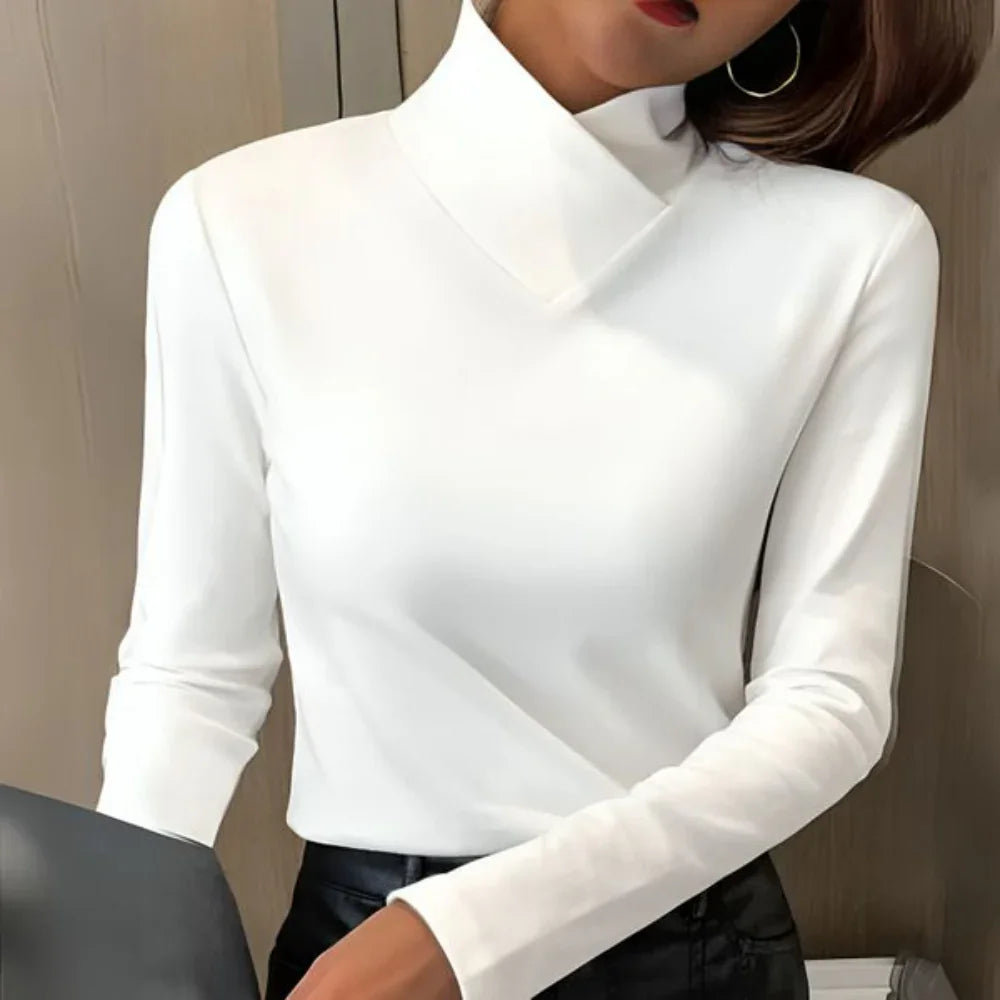 Pull col roulé femme ajusté | Superposition quotidienne
