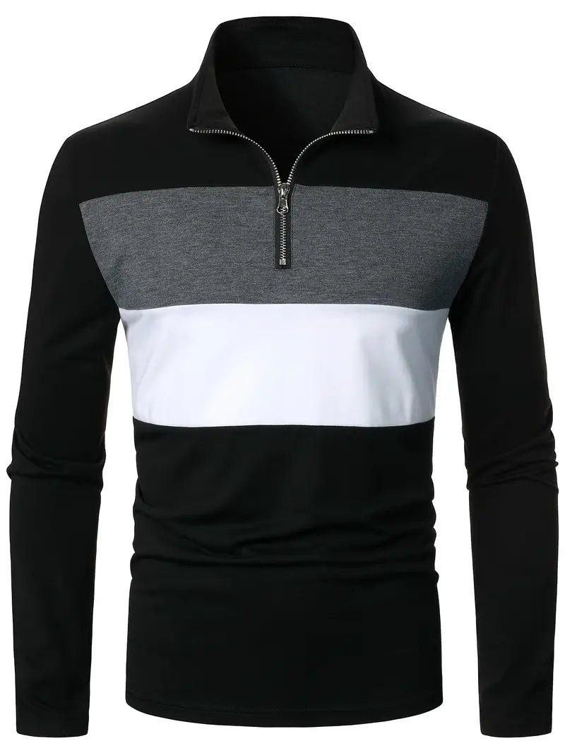 Pull col zippé homme | Sorties décontractées