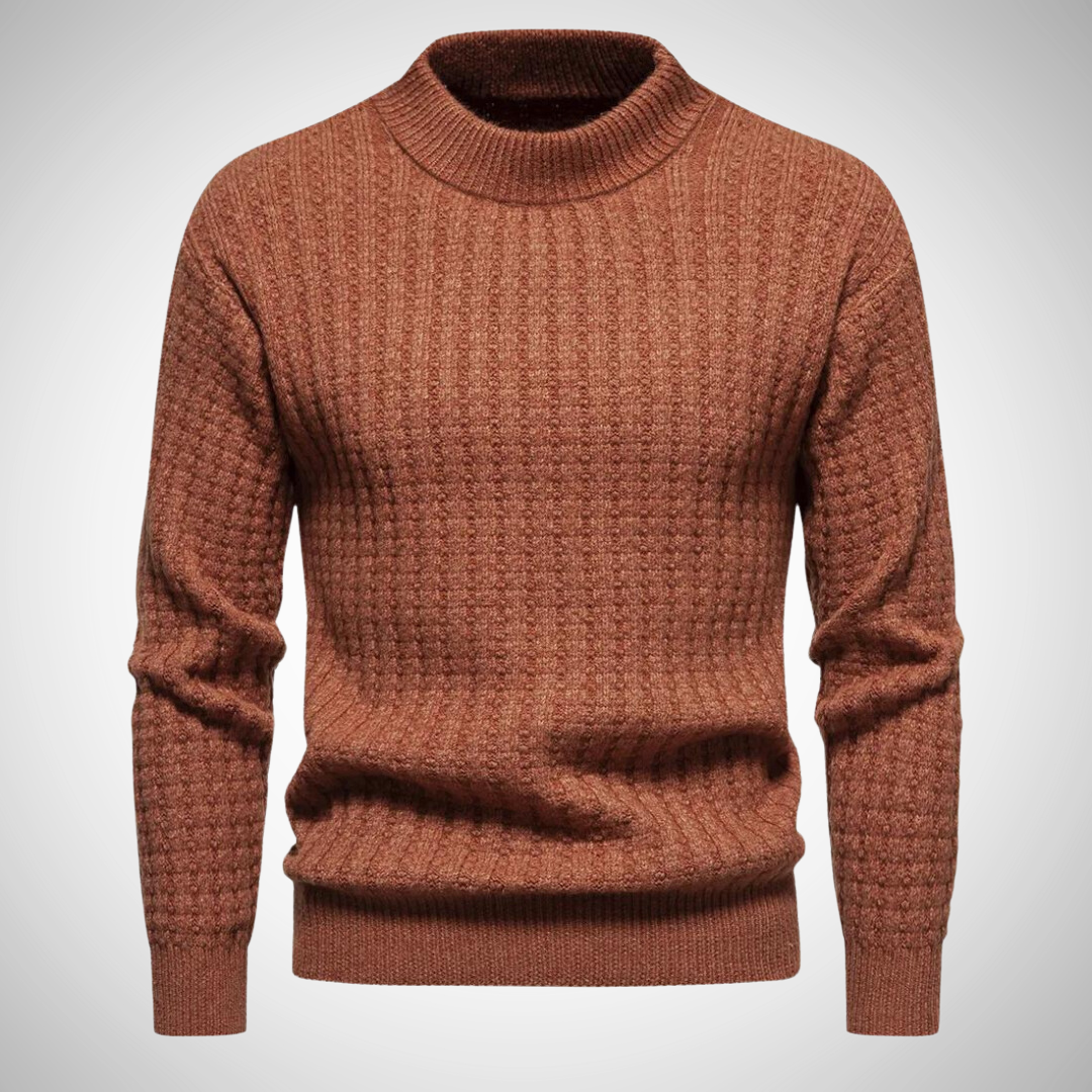 Pull en maille à col montant | Sorties décontractées