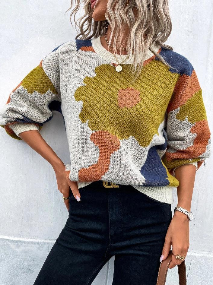 Pull femme chic et original à motif | Sorties décontractées