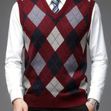 Pull sans manches à col en v | Tenue de bureau