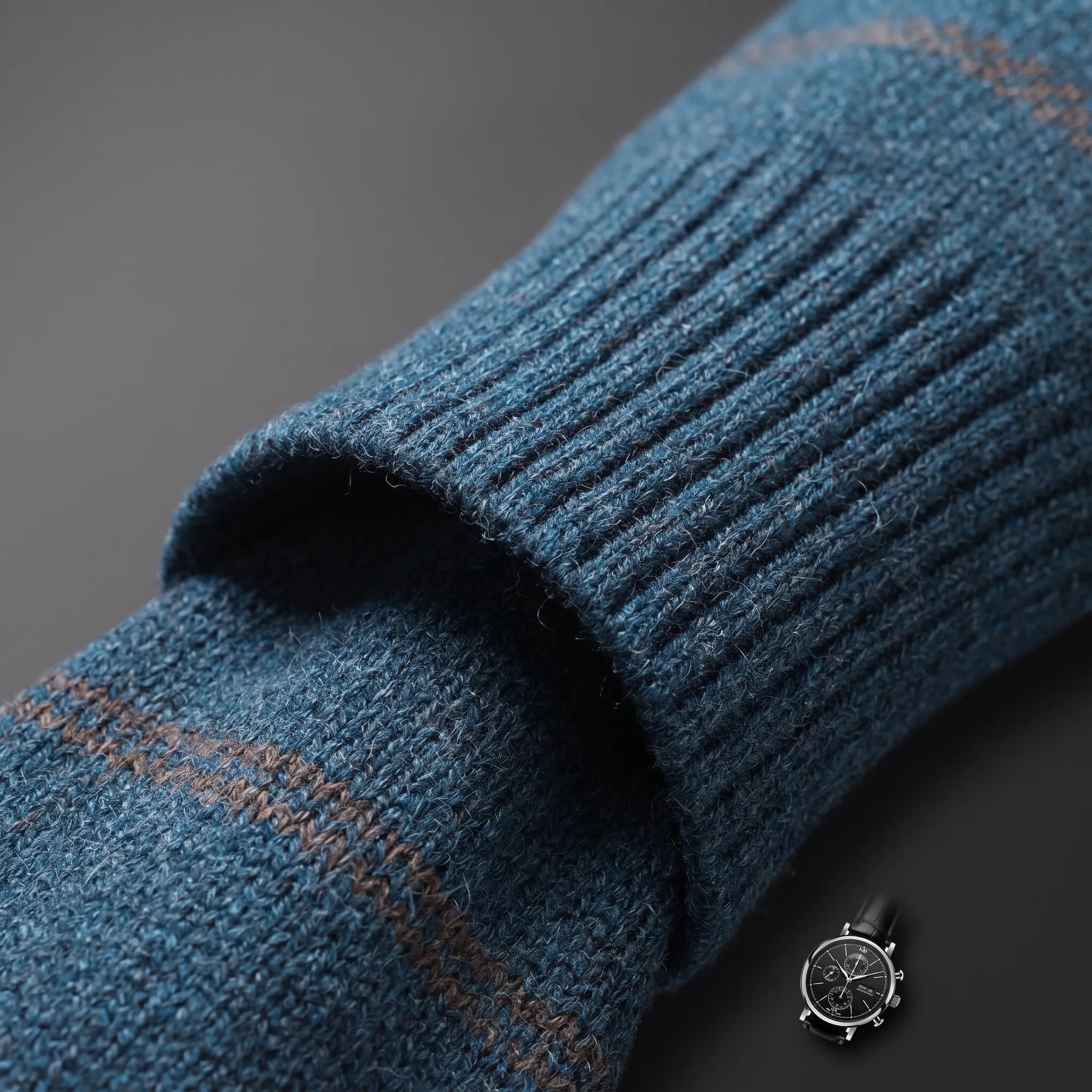 Pull zippé homme à rayures | Sorties décontractées