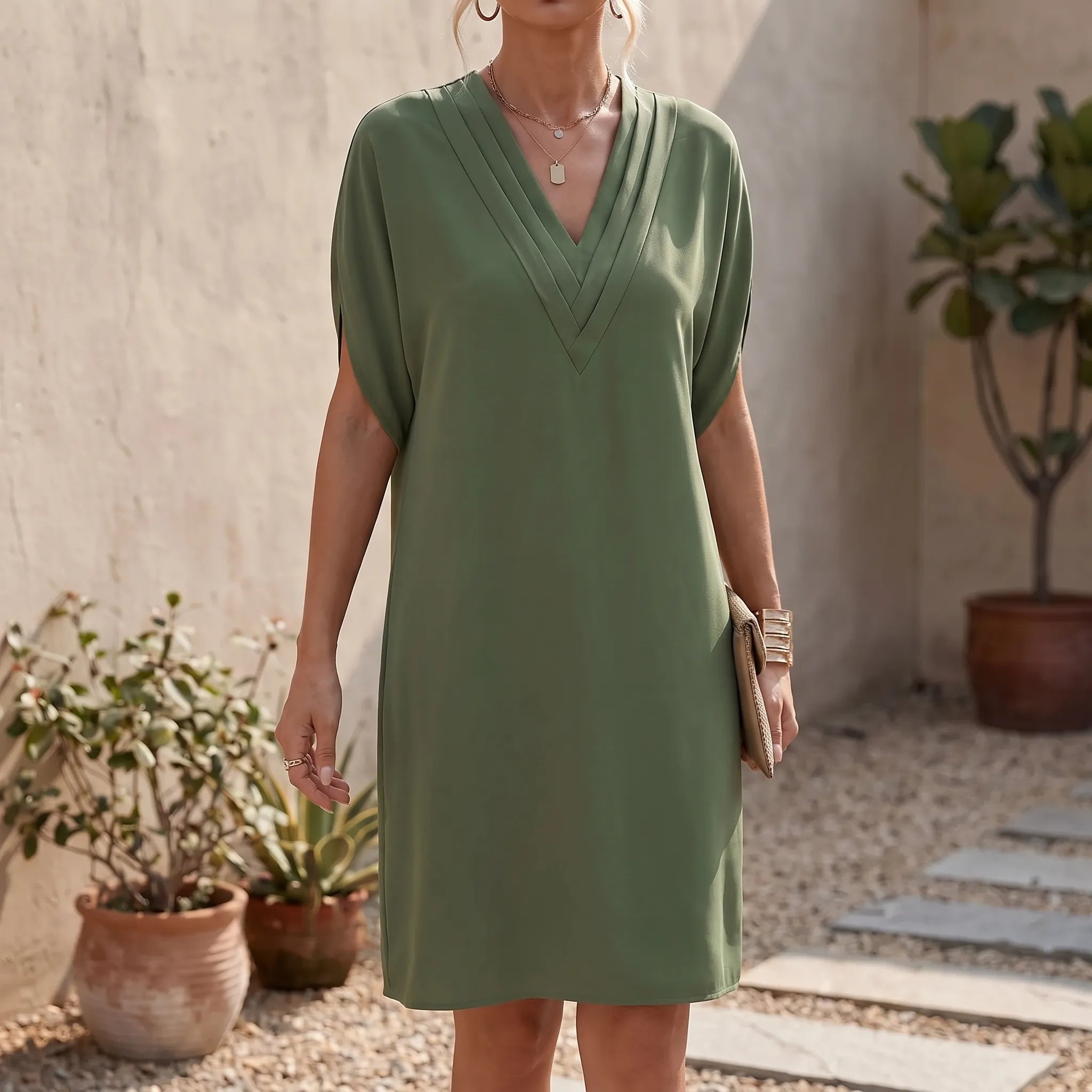 Robe ample femme style minimaliste | Sorties estivales