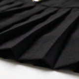 Robe courte plissée structurée | Sorties en soirée