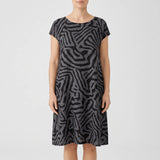 Robe femme | Robe midi imprimée décontractée