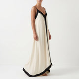 Robe longue femme à coupe fluide et aérée | Sorties estivales