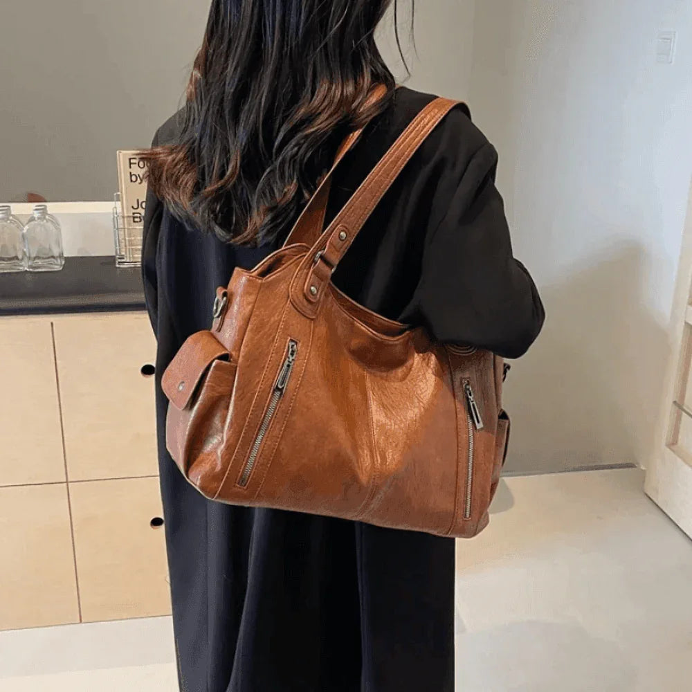 Sac à main bandoulière multipoche | Organisation quotidienne
