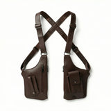 Sac bandoulière | Sacoche de poitrine réglable multipoche
