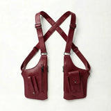 Sac bandoulière | Sacoche de poitrine réglable multipoche