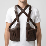 Sac bandoulière | Sacoche de poitrine réglable multipoche