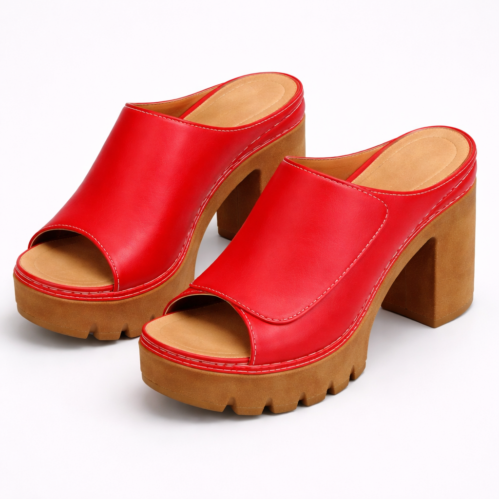 Sandales femme | Sandales à plateforme et talon carré