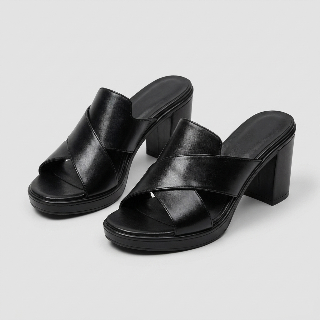 Sandales femme | Sandales confortables à talon carré
