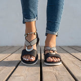 Sandales femme chic à enfiler | Promenades estivales