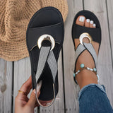 Sandales femme chic à enfiler | Promenades estivales