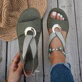 Sandales femme chic à enfiler | Promenades estivales