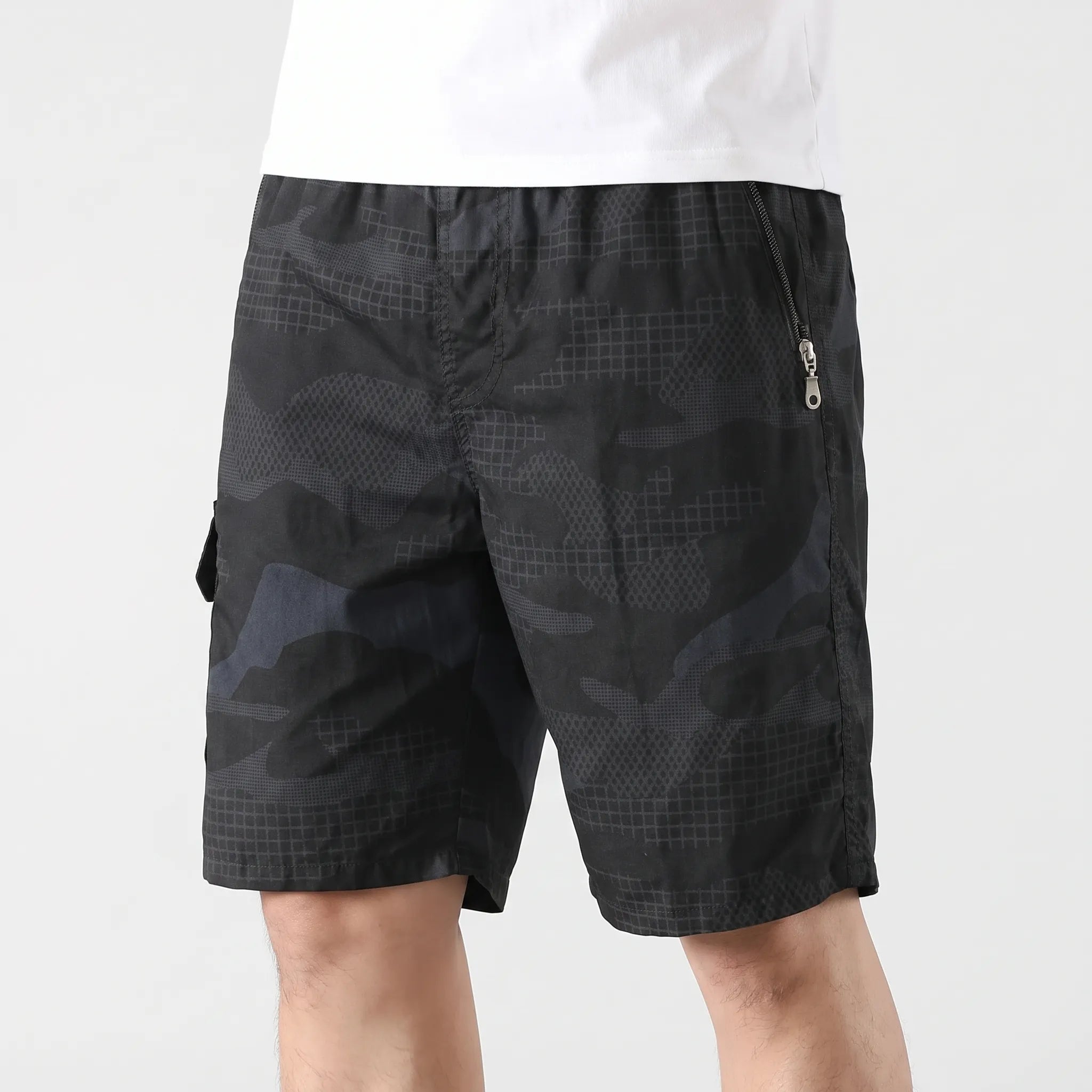 Short cargo homme | Short camouflage multipoches
