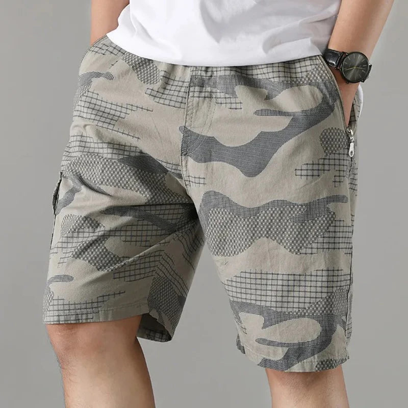 Short cargo homme | Short camouflage multipoches