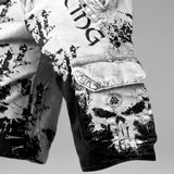 Short cargo homme | Short cargo à imprimé graphique