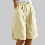 Short femme ample à taille élastique | Sorties estivales décontractées