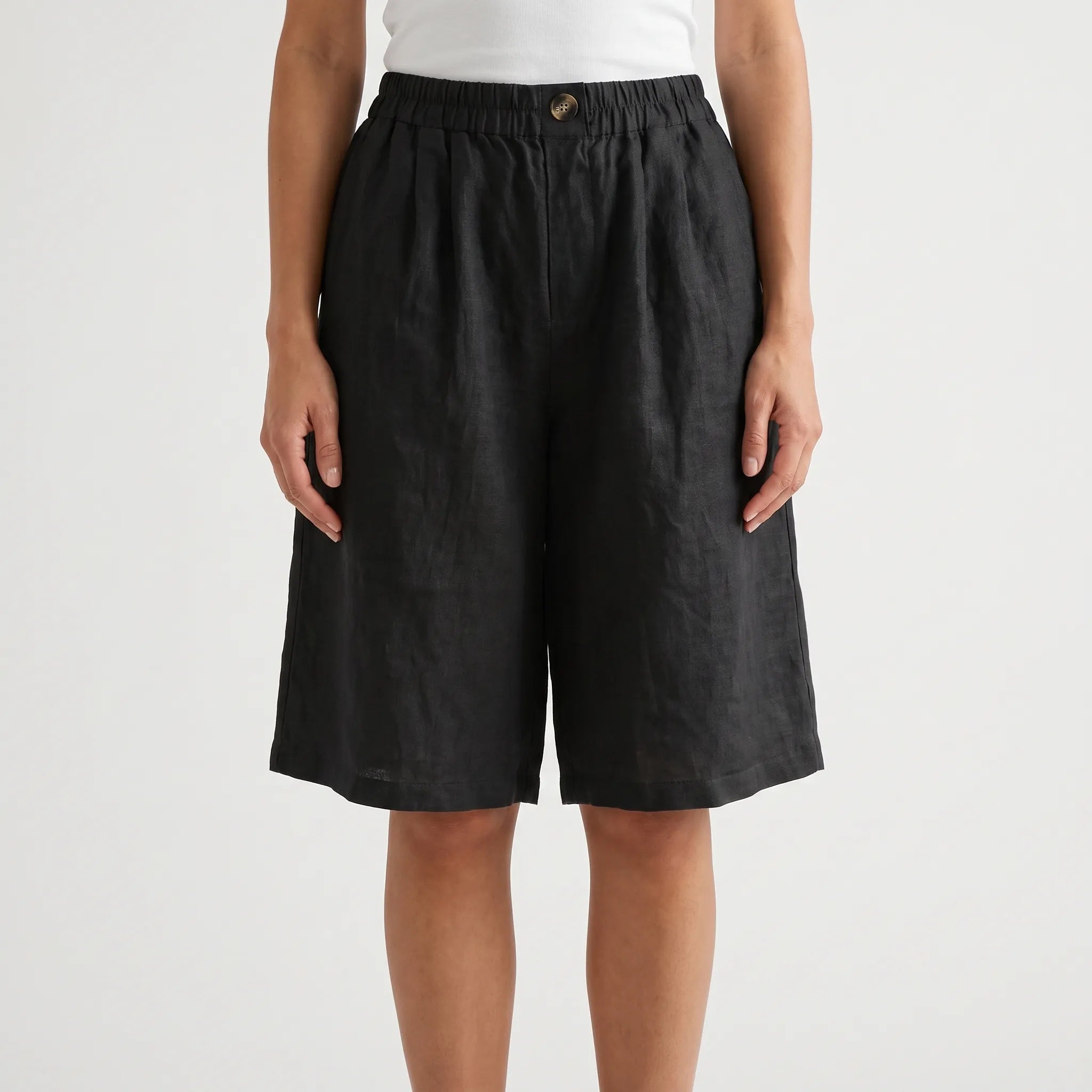 Short femme ample à taille élastique | Sorties estivales décontractées